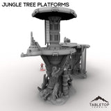 Tabletop Terrain Building Jungle Tree Platforms