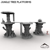 Tabletop Terrain Building Jungle Tree Platforms
