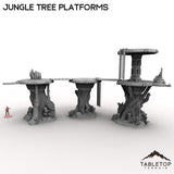 Tabletop Terrain Building Jungle Tree Platforms