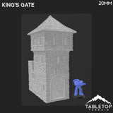 Tabletop Terrain Building King's Gate - Country & King - Fantasy Historical Building