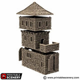 Tabletop Terrain Building King's Gate - Country & King - Fantasy Historical Building