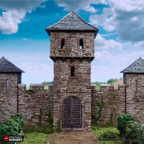 Tabletop Terrain Building King's Gate - Country & King - Fantasy Historical Building