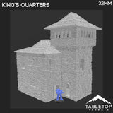 Tabletop Terrain Building King's Quarters - Country & King - Fantasy Historical Building