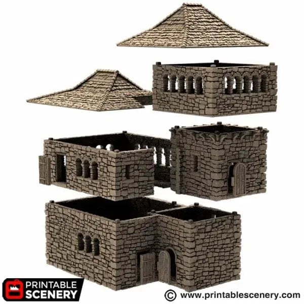 Tabletop Terrain Building King's Quarters - Country & King - Fantasy Historical Building