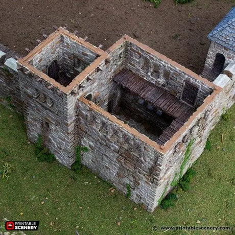 Tabletop Terrain Building King's Quarters - Country & King - Fantasy Historical Building
