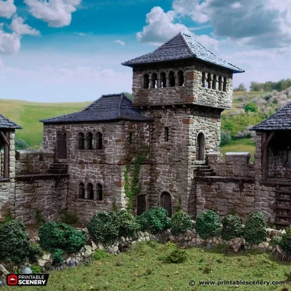 Tabletop Terrain Building King's Quarters - Country & King - Fantasy Historical Building