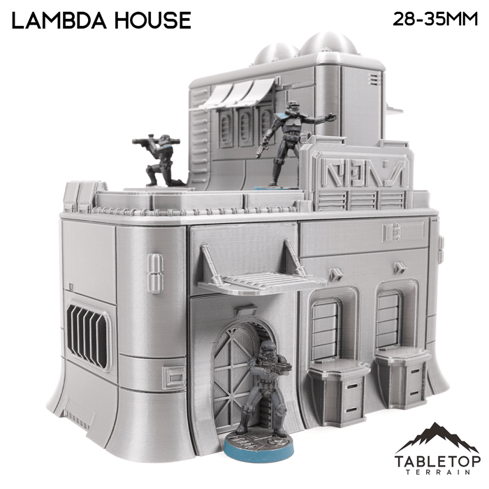 Tabletop Terrain Building Lambda House