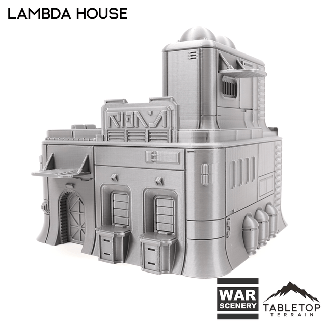 Tabletop Terrain Building Lambda House