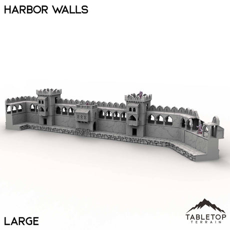 Tabletop Terrain Building Large / 32mm Harbor Walls