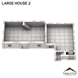 Tabletop Terrain Building Large House 2 - Old Wild Western Rush