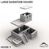 Tabletop Terrain Building Large Sandstone Houses