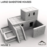 Tabletop Terrain Building Large Sandstone Houses