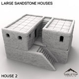 Tabletop Terrain Building Large Sandstone Houses