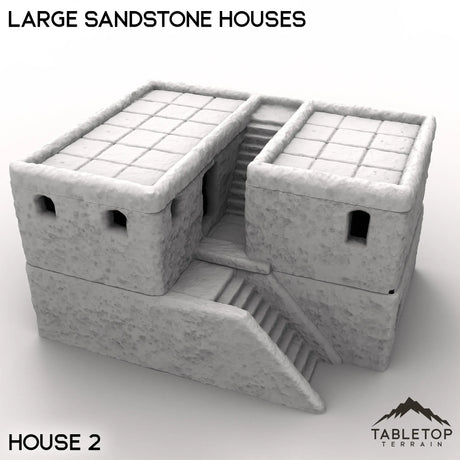 Tabletop Terrain Building Large Sandstone Houses