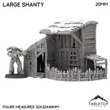 Tabletop Terrain Building Large Shanty - Country & King - Fantasy Historical Building