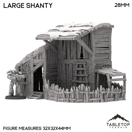 Tabletop Terrain Building Large Shanty - Country & King - Fantasy Historical Building