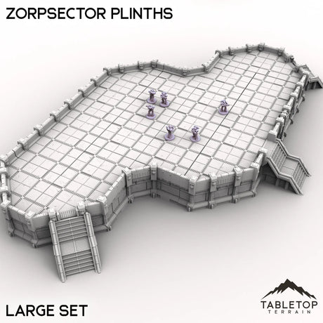 Tabletop Terrain Building Large Zorpsector Plinths