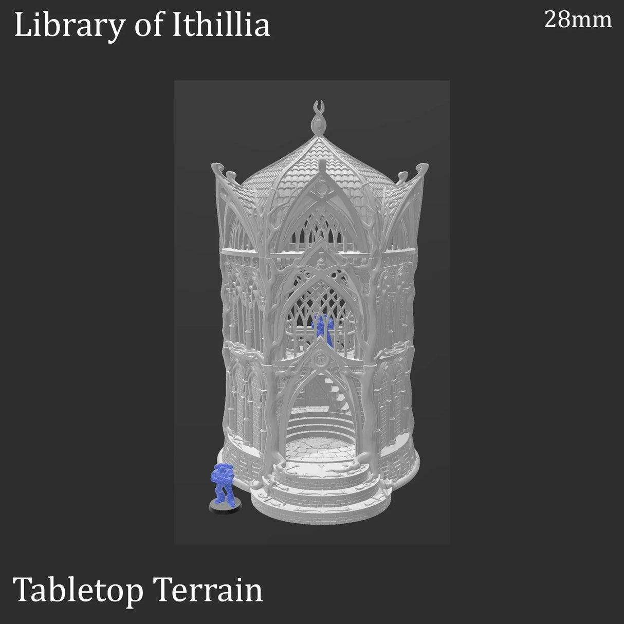 Tabletop Terrain Building Library of Ithillia - Elven Building