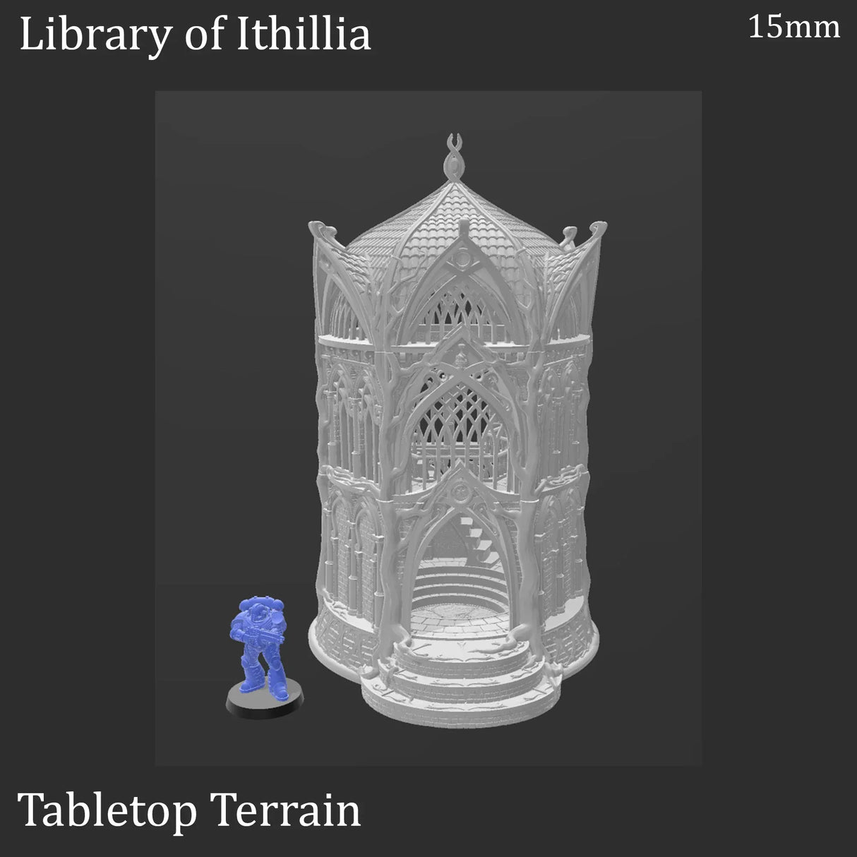Tabletop Terrain Building Library of Ithillia - Elven Building