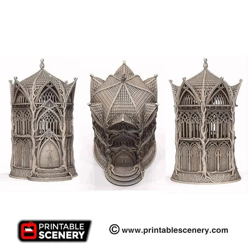 Tabletop Terrain Building Library of Ithillia - Elven Building