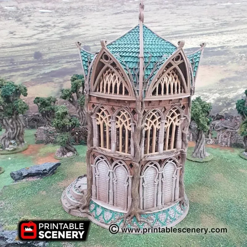 Tabletop Terrain Building Library of Ithillia - Elven Building