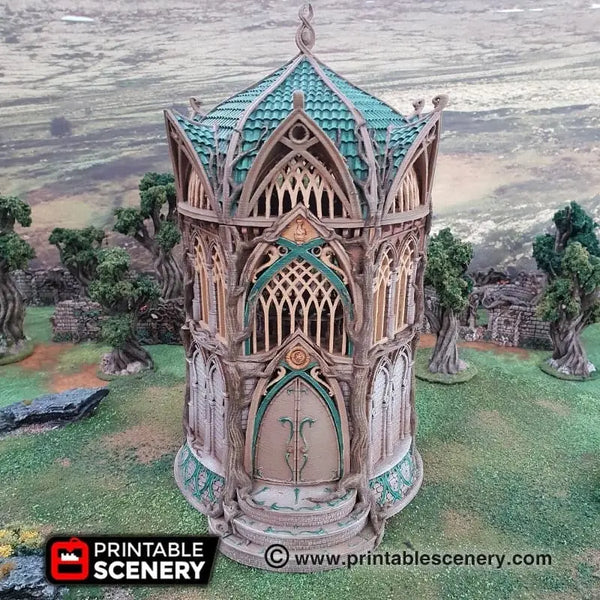 Tabletop Terrain Building Library of Ithillia - Elven Building