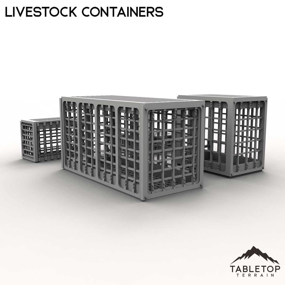 Tabletop Terrain Building Livestock Containers