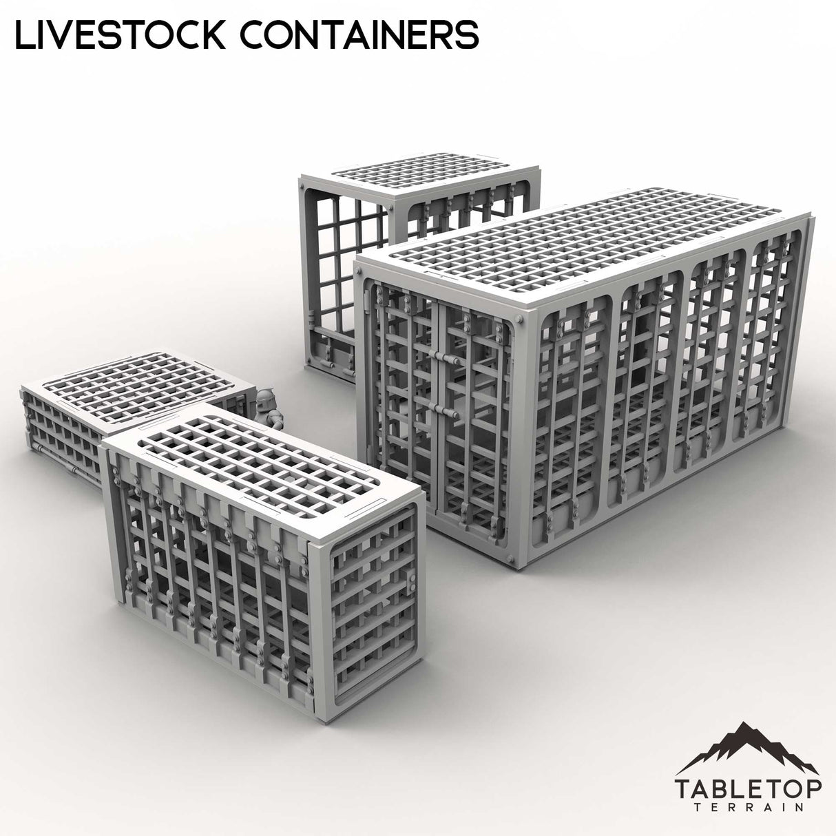 Tabletop Terrain Building Livestock Containers