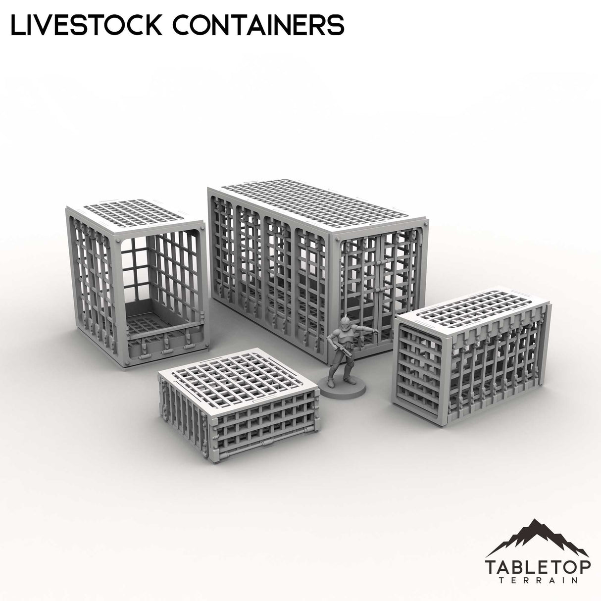Tabletop Terrain Building Livestock Containers