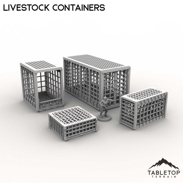 Tabletop Terrain Building Livestock Containers