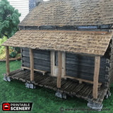 Tabletop Terrain Building Log Cabin - Wild West Building