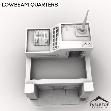 Tabletop Terrain Building Lowbeam Quarters
