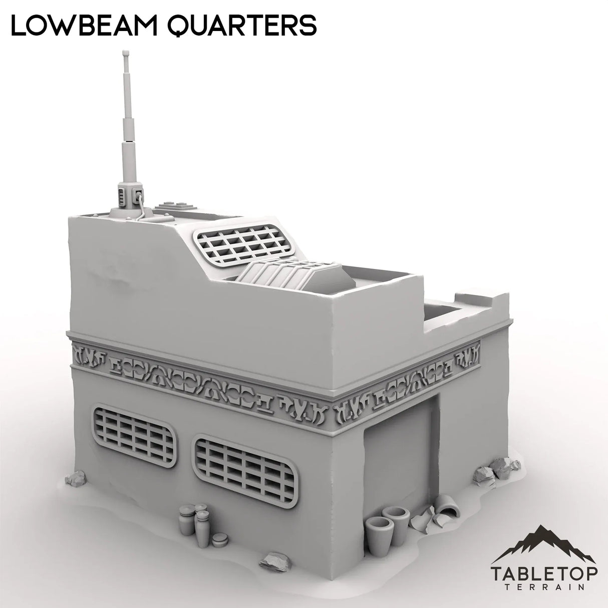 Tabletop Terrain Building Lowbeam Quarters