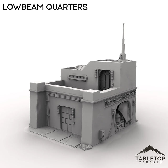 Tabletop Terrain Building Lowbeam Quarters