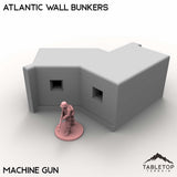 Tabletop Terrain Building Machine Gun / 32mm Atlantic Wall Bunkers