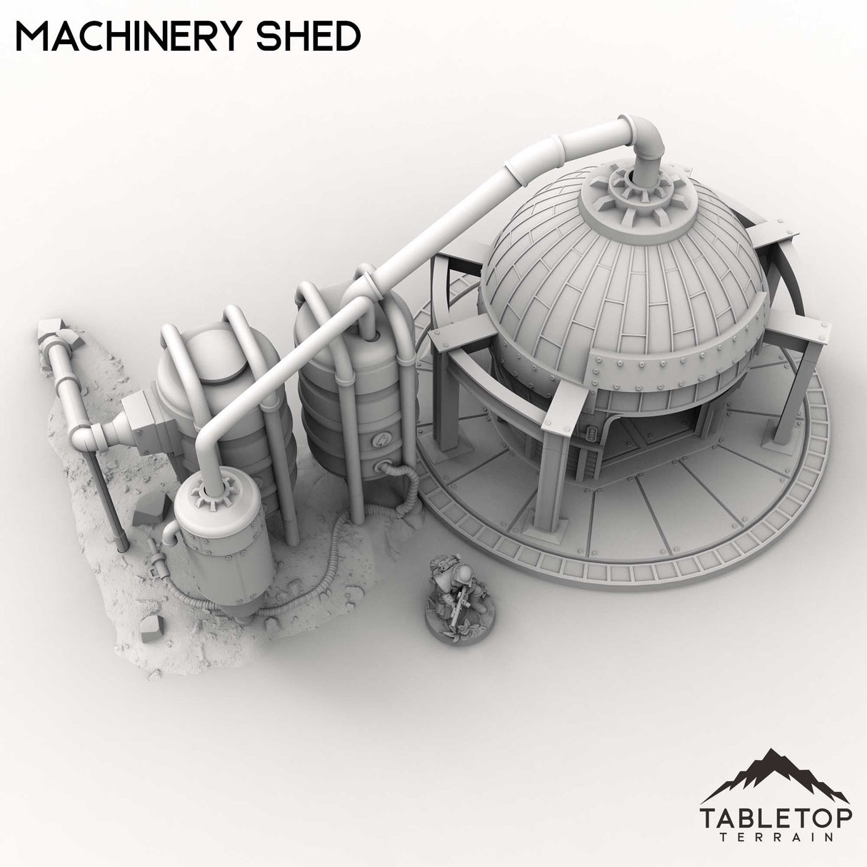 Tabletop Terrain Building Machinery Shed