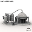 Tabletop Terrain Building Machinery Shed