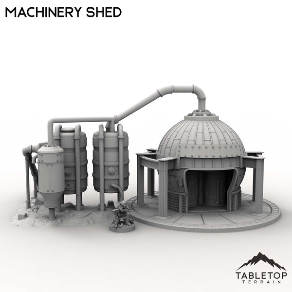 Tabletop Terrain Building Machinery Shed