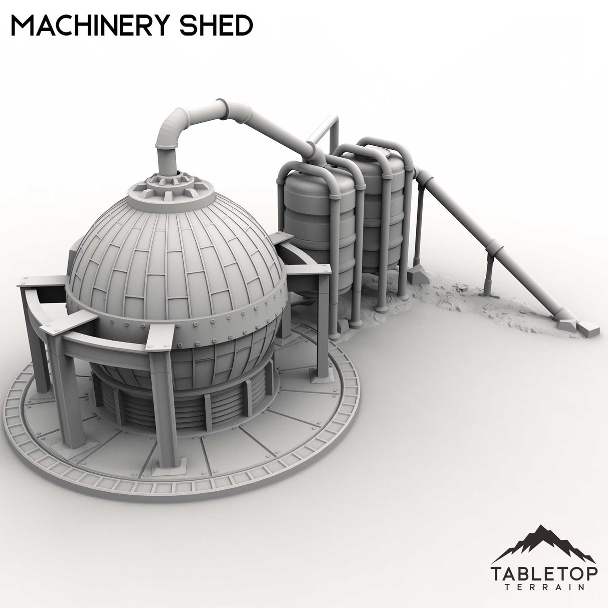 Tabletop Terrain Building Machinery Shed
