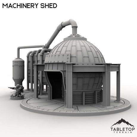 Tabletop Terrain Building Machinery Shed