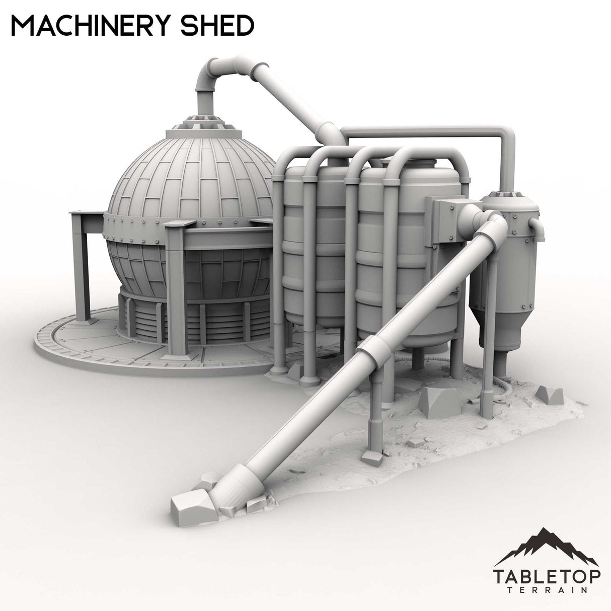 Tabletop Terrain Building Machinery Shed