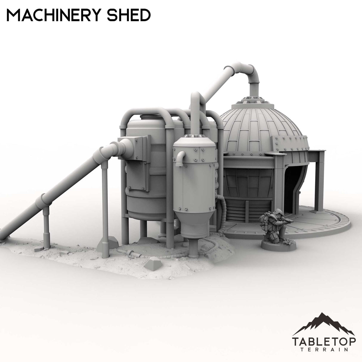 Tabletop Terrain Building Machinery Shed
