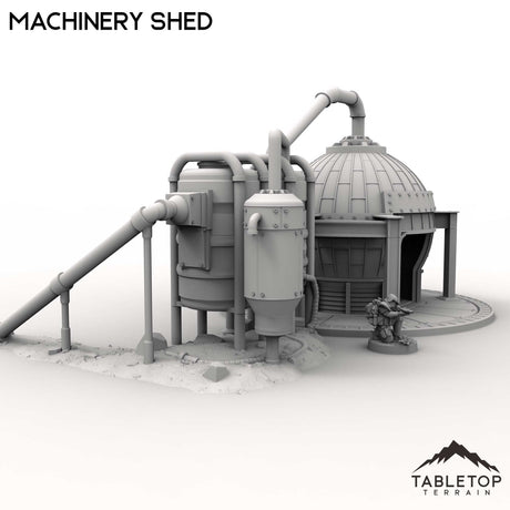 Tabletop Terrain Building Machinery Shed