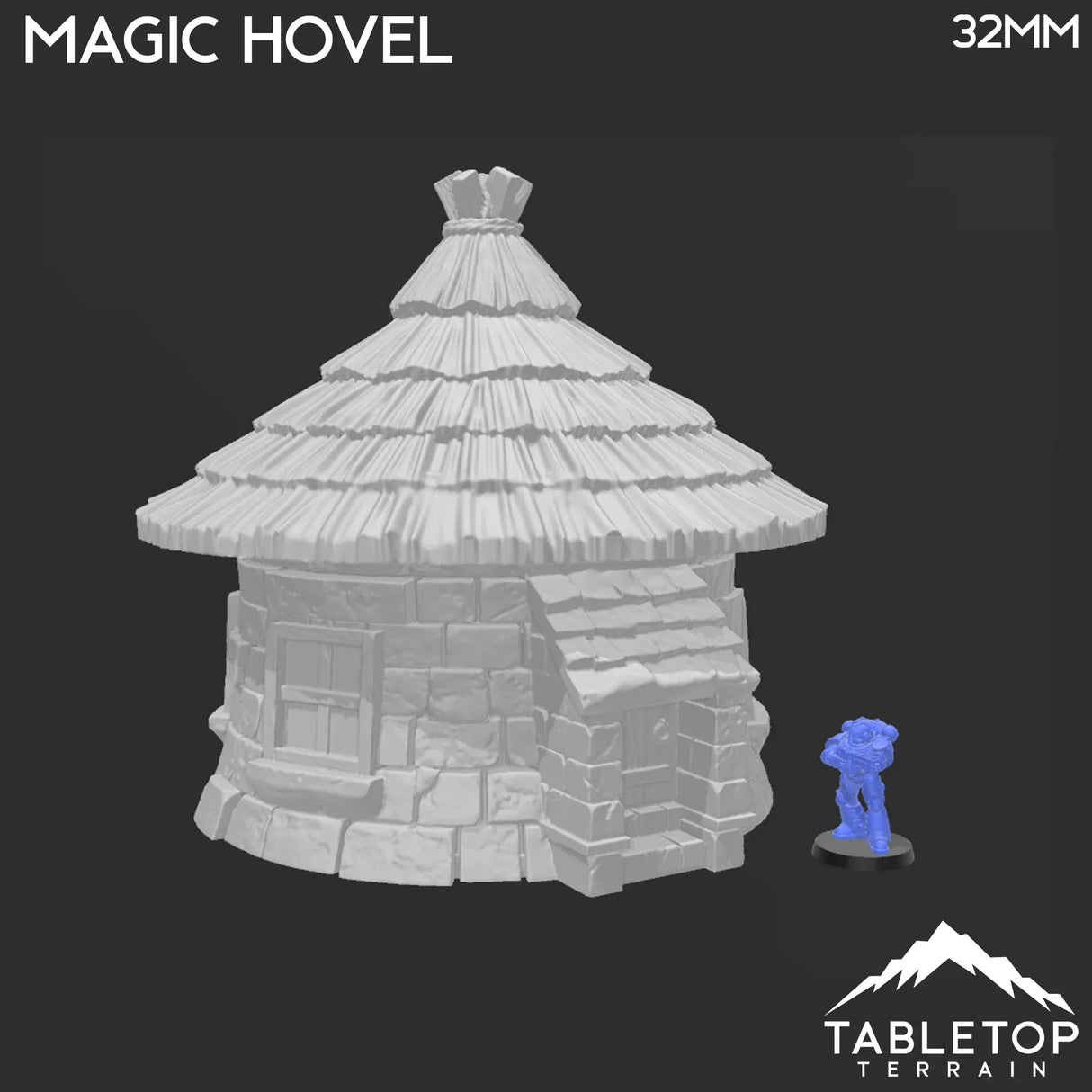 Tabletop Terrain Building Magic Hovel - City of Spiritdale - Fantasy Building