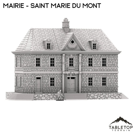 Tabletop Terrain Building Mairie - Saint Marie du Mont