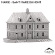 Tabletop Terrain Building Mairie - Saint Marie du Mont