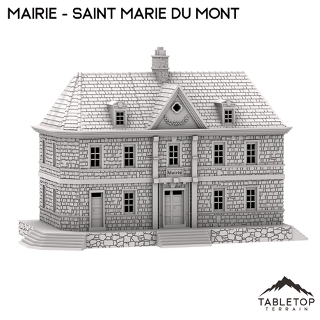 Tabletop Terrain Building Mairie - Saint Marie du Mont