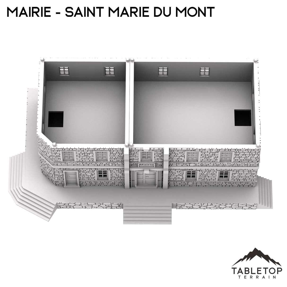 Tabletop Terrain Building Mairie - Saint Marie du Mont