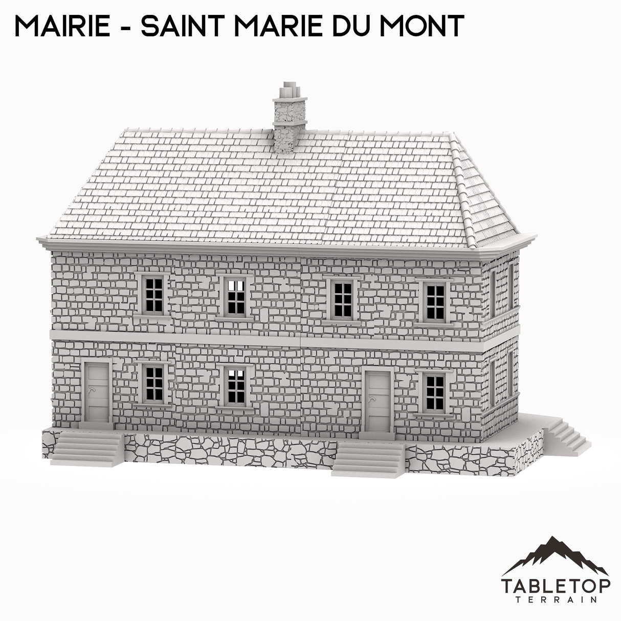 Tabletop Terrain Building Mairie - Saint Marie du Mont