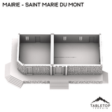 Tabletop Terrain Building Mairie - Saint Marie du Mont